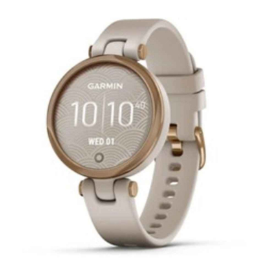 GARMIN SMART WATCH LILY ROSEGOLD LIGHTSAND SILICONE